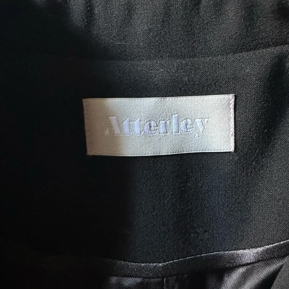 Atterley Belted Blazer, & Wide Leg Pants Black UK14 US10 - Picture 2 of 7